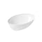 Smarty Had A Party 2 qt. White Oval Plastic Serving Bowls (24 Bowls), 24PK 6912-CASE - alternate 1